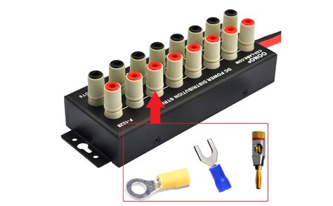 12v power distribution box banana jack|banana jack f 1028.